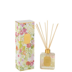 J-Line Geurolie wit happiness blooms mimosa & rose