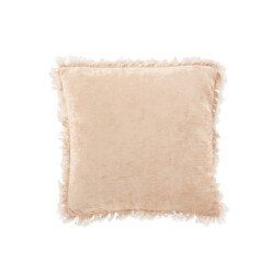 J-Line Kussen franje polyester