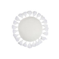 J-Line Kussen rond kwast polyester