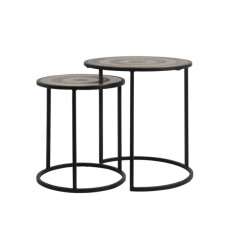 Light & Living Bijzettafel antiek brons mat s2 kome Ø 50 x 52cm