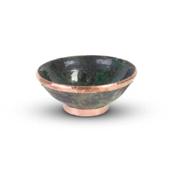 Safaary Tamegroute kom met koper Ø 19 x 7,5cm