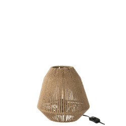 J-Line Tafellamp jute beige tina