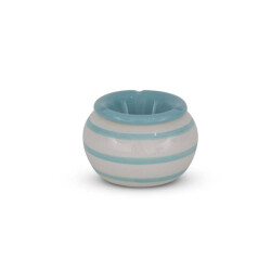 Safaary Marokkaanse asbak blauw-wit Ø 13 x 9cm