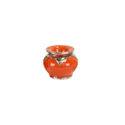 Safaary Marokkaanse asbak met metaal Ø 12 x 9cm