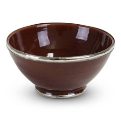 Safaary Marokkaanse kom choco met metaal Ø 20 x 10cm