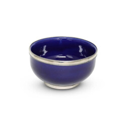 Safaary Kom donker met metaalring Ø 13 x 8cm
