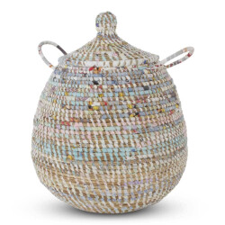Safaary Rieten mand met deksel van zeegras tajine