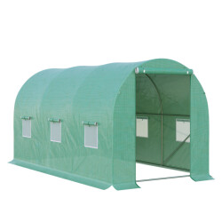 4goodz Tunnelserre kweekkas 395x195x190 cm gaasplastic met raam