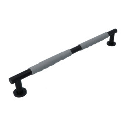 Luzzo ® fisso soft handgreep badkamer/toiletgreep 60 cm /grijs handgreep