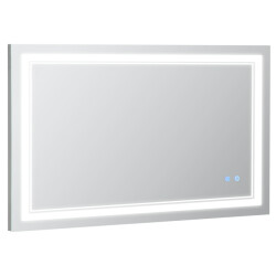 4goodz Badkamerspiegel met led verlichting 100x60 cm 834-389v90