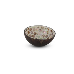 Safaary Coconut bowl mozaik Ø 13 x 7cm