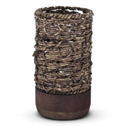 Safaary Deco pot oosters donker koord Ø 17 x 29cm