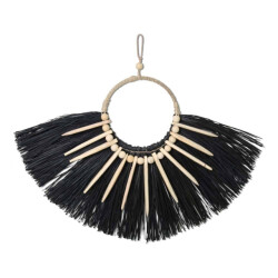 Safaary Muurhanger raffia waaier zeegras