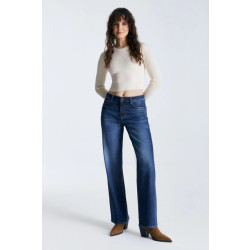 Cup of Joe Nova wide straight jeans dark blue