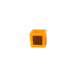 Safaary Marokkaanse kaars Ø 12 x 12cm-vierkant patroon