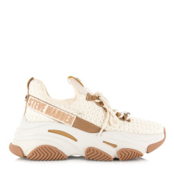 Steve Madden project cream gold lage sneakers dames