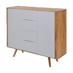 Gazzda Ena dresser 135 houten ladekast naturel 135 x 110 cm