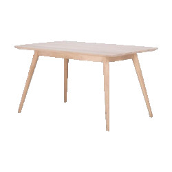 Gazzda Stafa table houten eettafel whitewash 140 x 90 cm