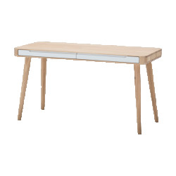 Gazzda Ena desk houten bureau whitewash 140 x 60 cm