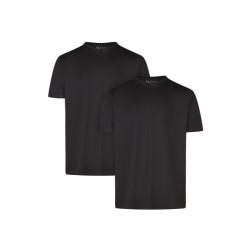 Phil & Co Heren ondershirt katoen t-shirt ronde hals 2-pack