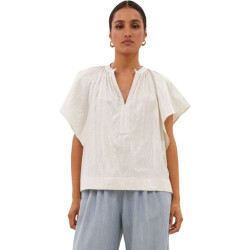 By-Bar Amsterdam Vina lurex blouse silver