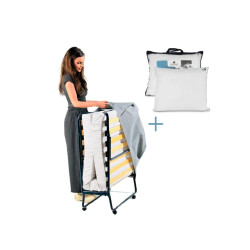Troonz ® opklapbed deluxe | 90 x 200 cm | logeerbed inclusief hoofdkussen