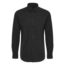 Matinique Robo new stretch black heren overhemd lange mouw