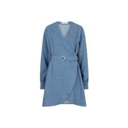 Lofty Manner Dress flore blue denim