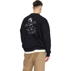 Revolution Printed crewneck black