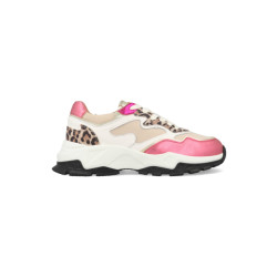 DWRS Label Chester leopard b10649-09-1151 / roze