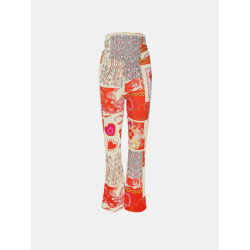 Mucho Gusto ® broek ischa rood hart elegantie