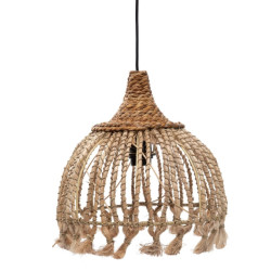 Bazar Bizar Hanglamp naturel s abaca kwast