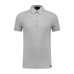 Morse code Alpha 1 jersey polo met korte mouwen