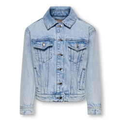 Only Zomer spijkerjas meisjes oversized fit licht denim kogbelieve