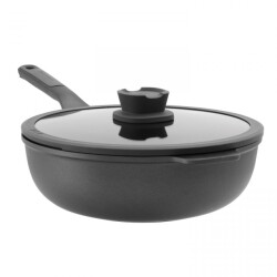 BergHOFF Leo wok 28 cm met glazen deksel