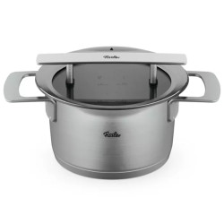 Fissler Phi collection kookpan met downdraft glasdeksel 16cm