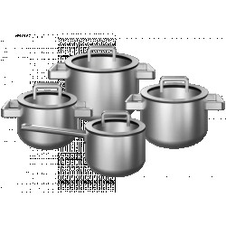 Koqi Downdraft pannenset mira 3-ply 4-delig