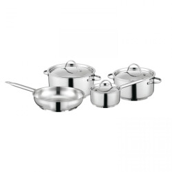BergHOFF Essentials comfort kookpannenset 4 delig rvs