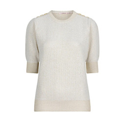 Esqualo Sweater sp25-27002 light stone