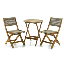 SenS-Line lanzarote bistro set - hout 3-delig