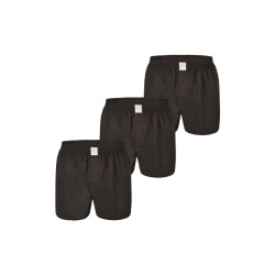 MG-1 Heren wijde boxershorts geweven katoen effen 3-pack
