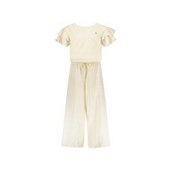 Le Chic Zomer jumpsuit meisjes creme daisy