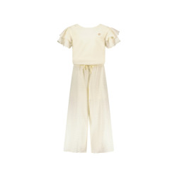 Le Chic Zomer jumpsuit meisjes creme daisy