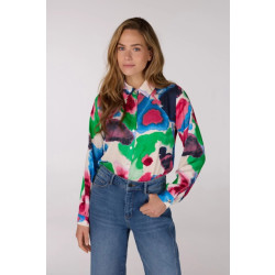 Jansen Amsterdam Nicky blouse wm756 long sleeve multicolor