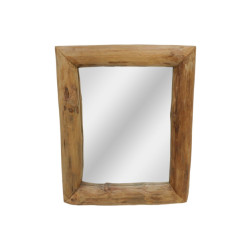 HSM Collection -rechthoekige spiegel-50x7x60--teak