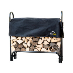 ShelterLogic ® sl90363 haardhout houtopslag met hoes brandhoutrek 126 cm