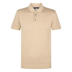 Petrol Industries men knitwear polo m-1050-kwc207 7130 light tan