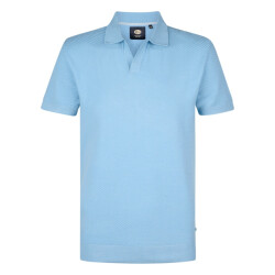 Petrol Industries men knitwear polo m-1050-kwc213 5187 pale blue