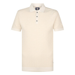 Petrol Industries men knitwear polo m-1050-kwc206 0112 seashell