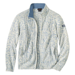 Atlas For Men Heren jas met kabelmotief
